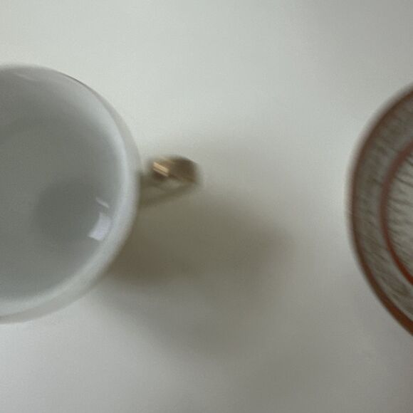 Vintage REGAL CHINA  Made In Occupied Japan  Cup And Saucer Yellow Brown Golden - Picture 4 of 6